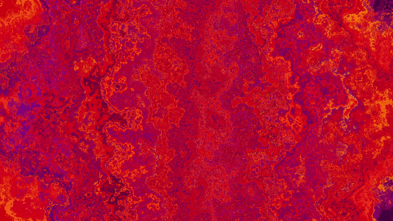 Animation of moving background with red and violet waves
