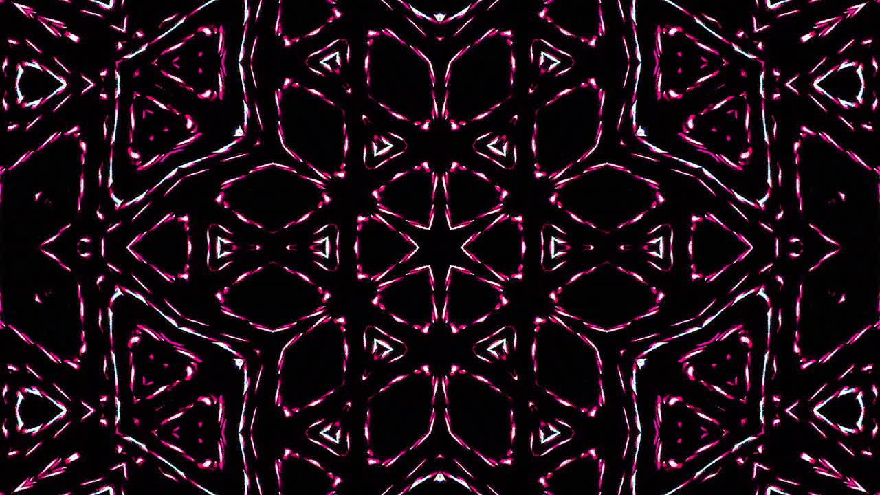 luz abstracta brillante que gobierna el color completo, caleidoscopio, fondo negro