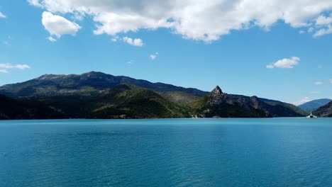 Zeitraffer-Schluchten-Der-Verdon-Talsperre-Castillon-Frankreich-Provence-See-Wolken-Bergwasser