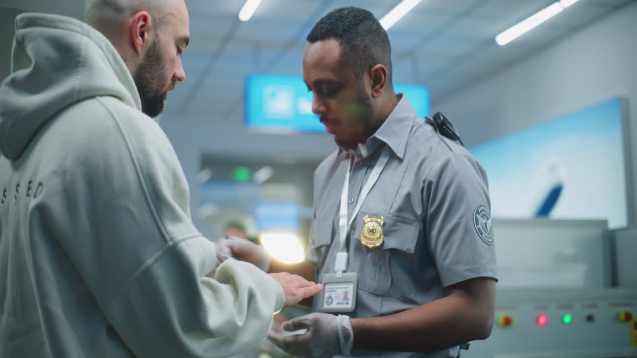 control de seguridad del aeropuerto