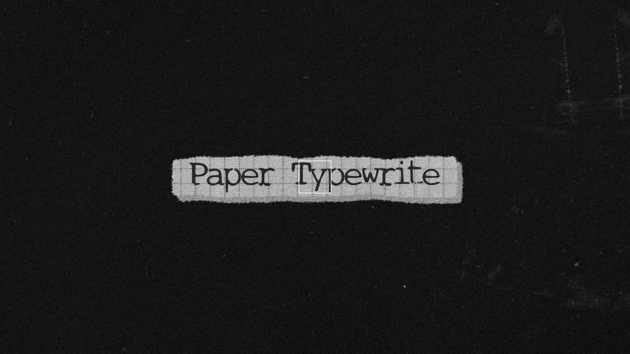 Typewriter Effects 05