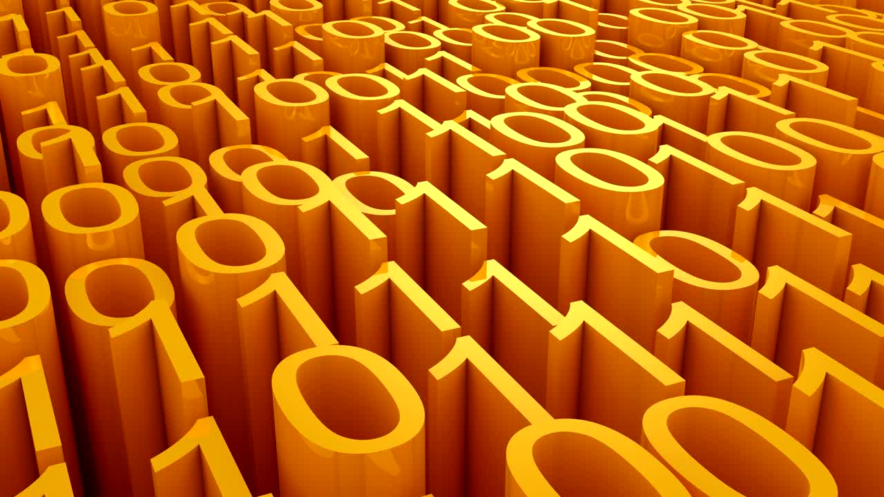 el fondo del código binario