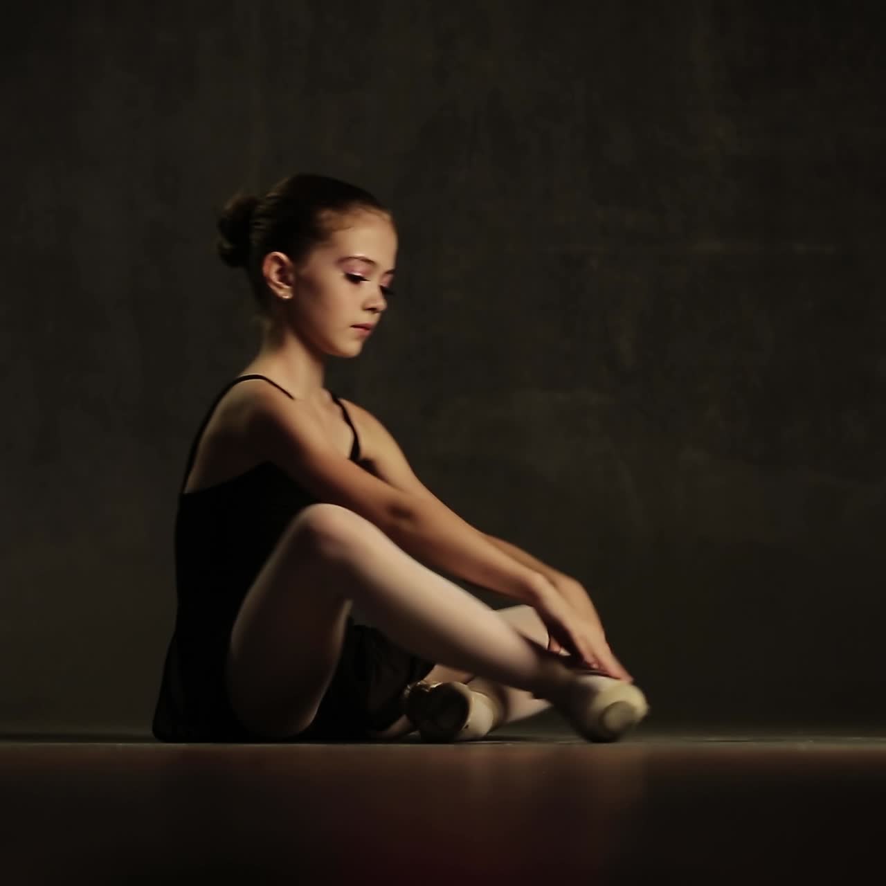 Ballerina danser i studie