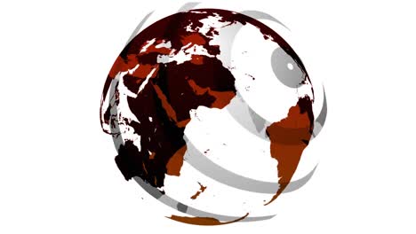 globo 3d en movimiento