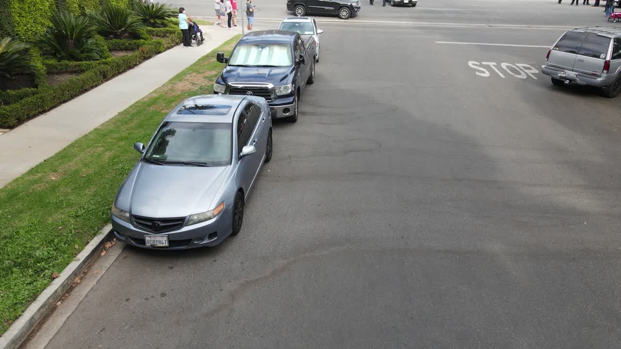 폐쇄된 거리의 조감도