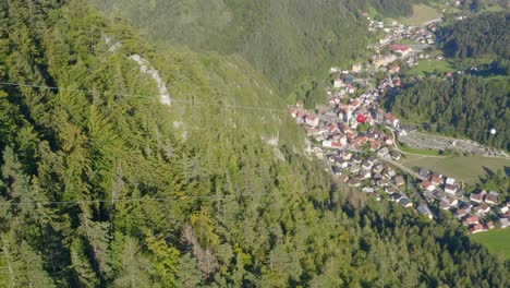 Zapping-swiftly-on-Olimpline-Zipline-wire-Crna-na-Koroskem-Slovenia