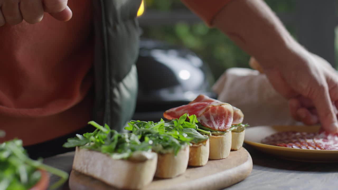 Cooking Delicious Bruschettas