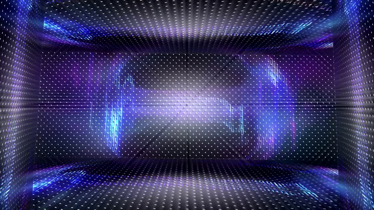 animación de fondo de luces coloridas