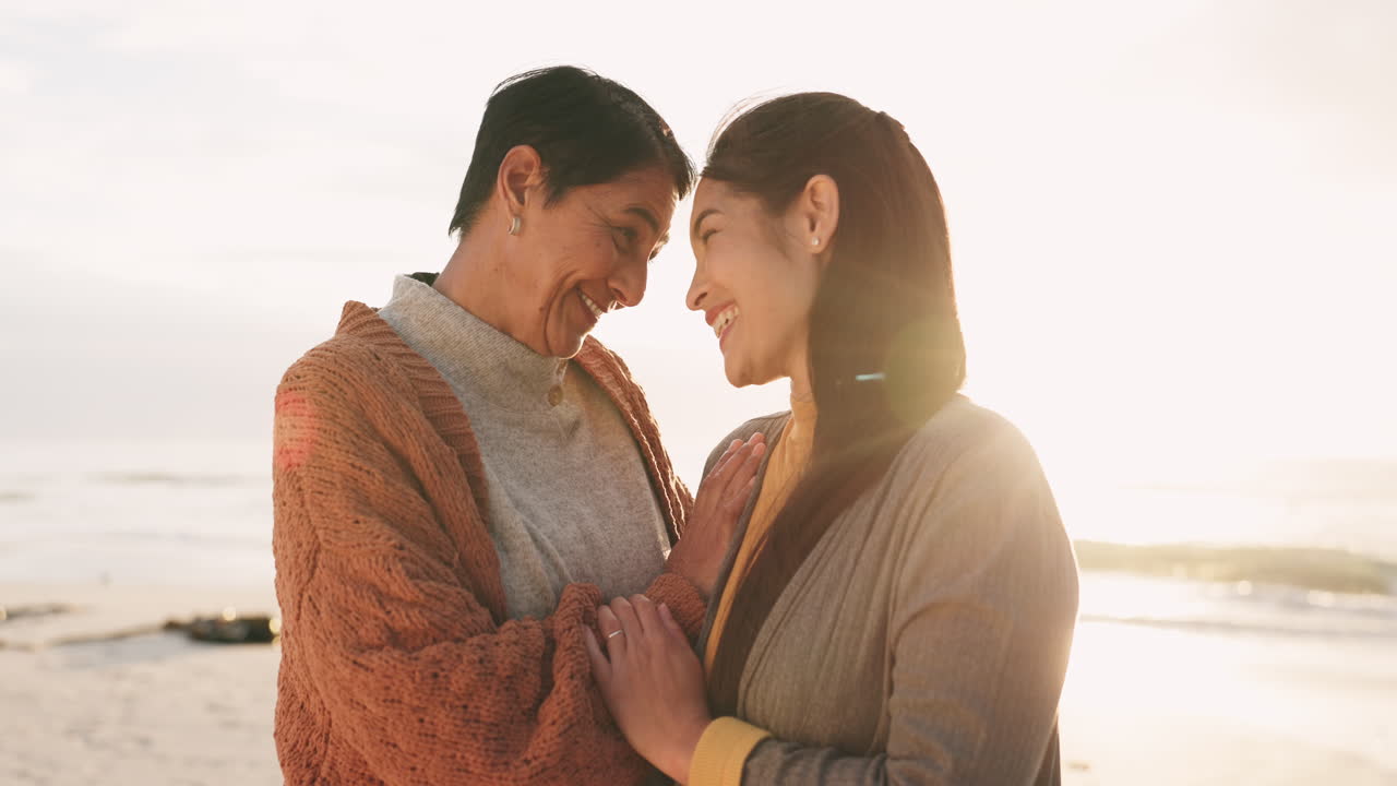 시니어, 엄마와 사랑하는 여자