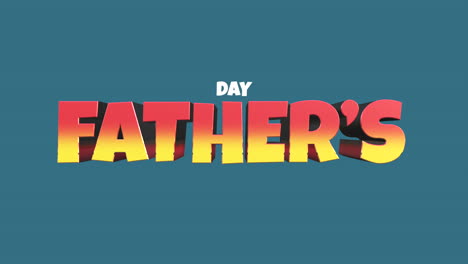 Cartoon-red-Fathers-Day-text-on-blue-gradient