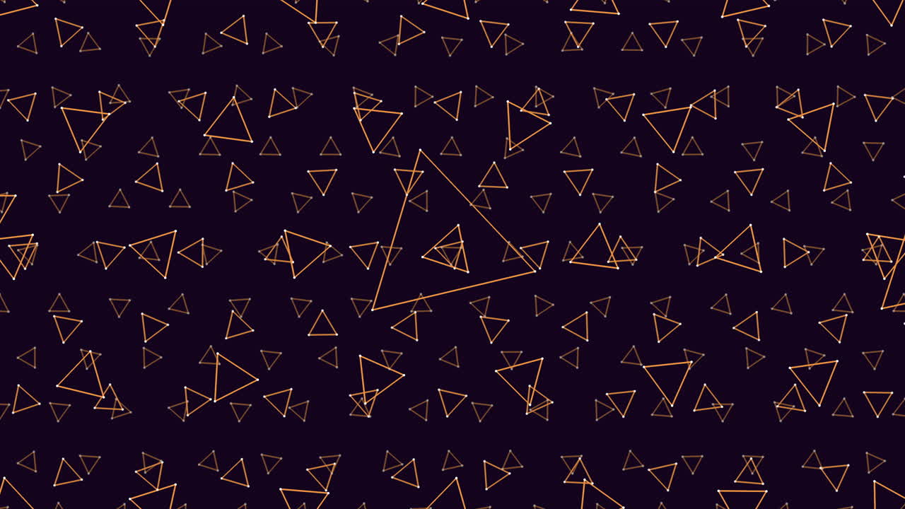 elegancia geométrica patrón negro y dorado con triángulos intrincados y líneas en un fondo oscuro