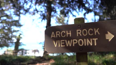 Arch-Rock-Aussichtspunkt-Zeichen-Hd