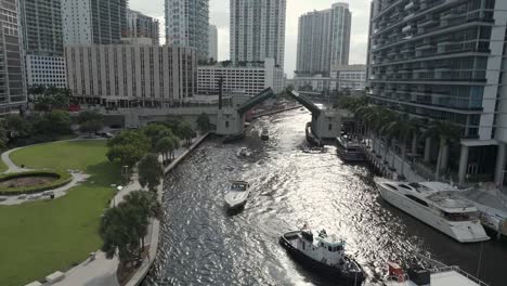 In-river-bridge-open-for-tug-boat-and-barge