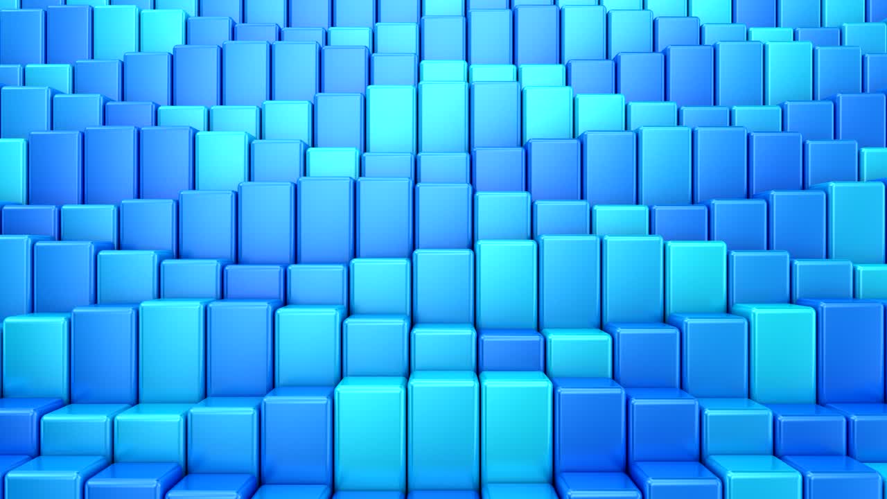 las cajas forman una onda