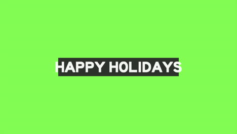Contemporary-Happy-Holiday-in-Black-&-Green-Over-Lavender-Gradient