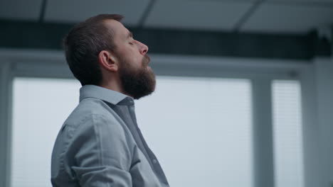 stressed businessman