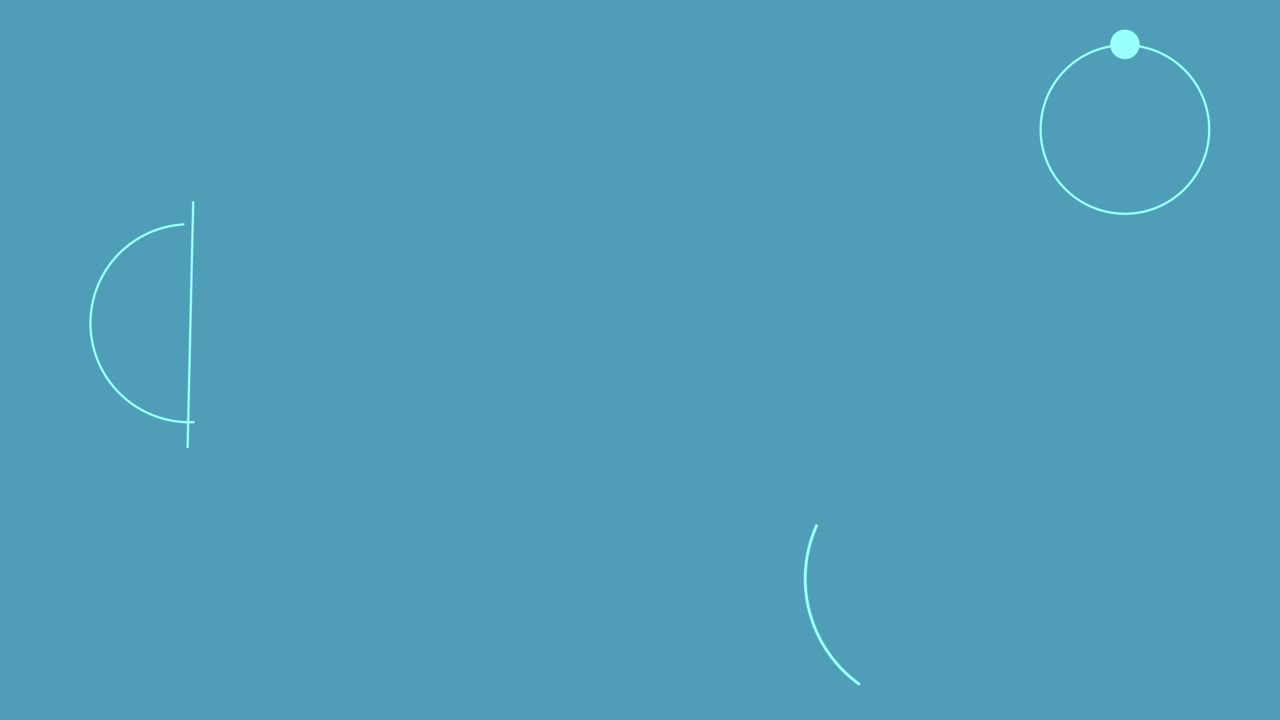 Modern Flat Motion shapes Background Animation, seamless loop