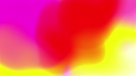 animación de formas brillantes de gradiente multicolores abstractas fuera de foco