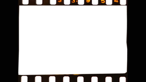 real 35mm 4x3 film frame overlay - clean