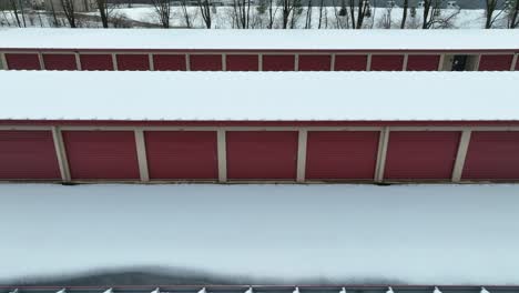 Aerial-establishing-shot-of-storage-unit-complex