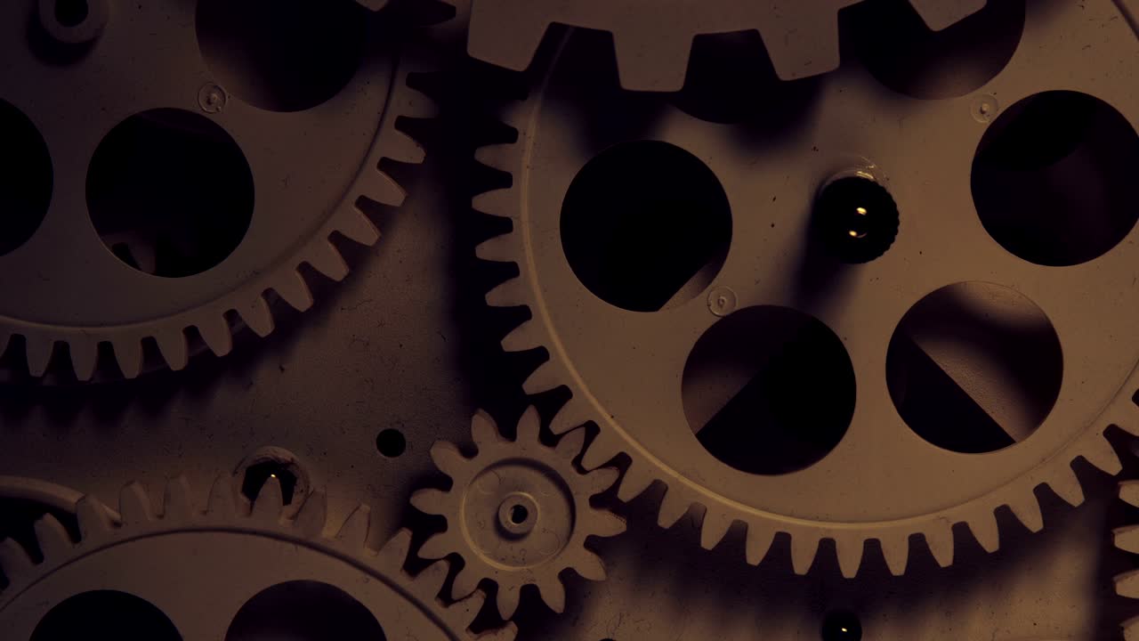 Mechanic Clock Gears