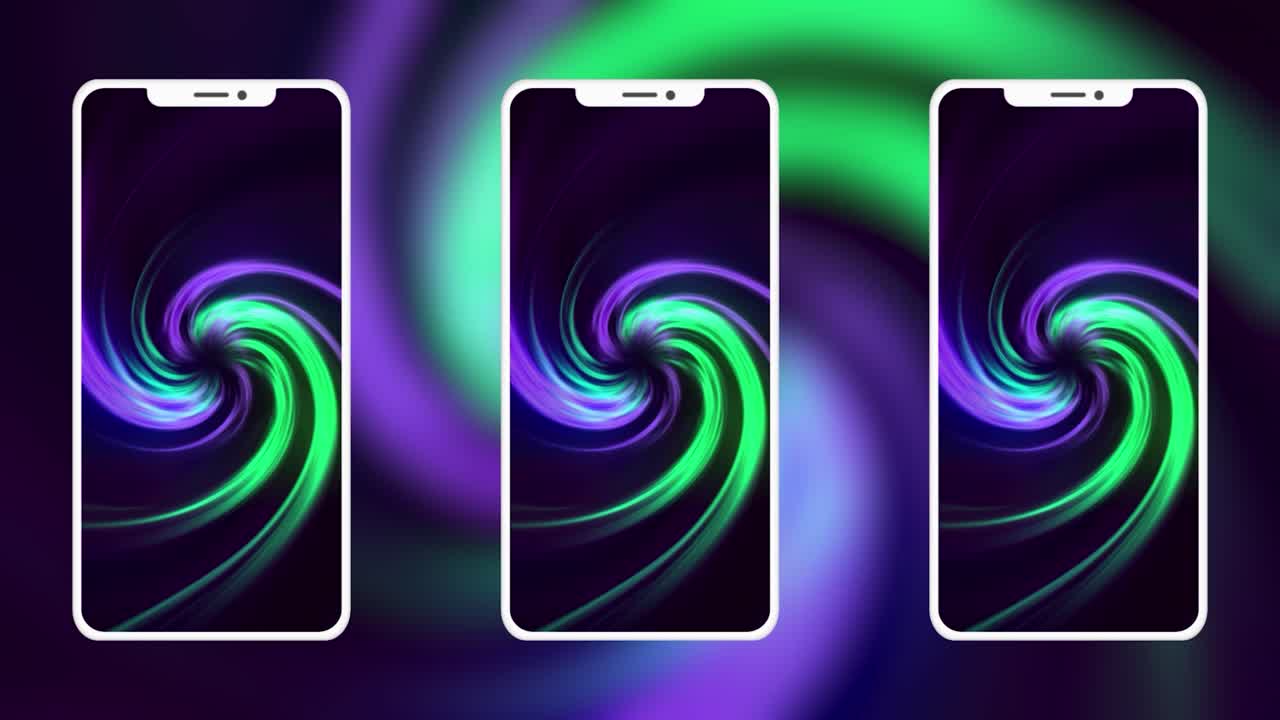 papel tapiz de teléfono giratorio abstracto