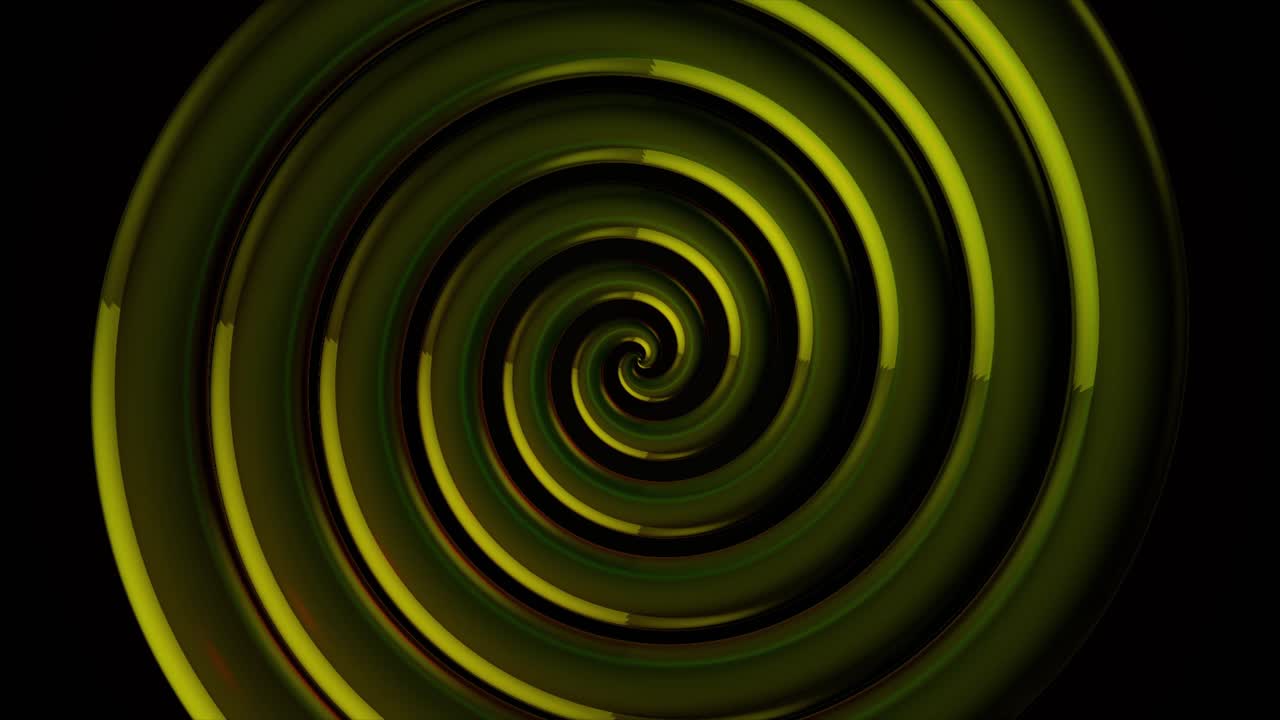 Abstract Green Spiral Background