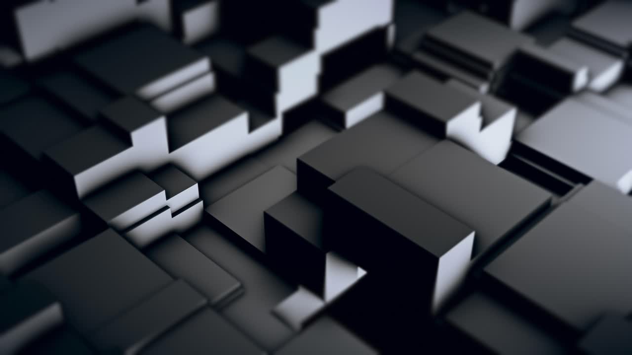Abstract Geometric Cube Pattern