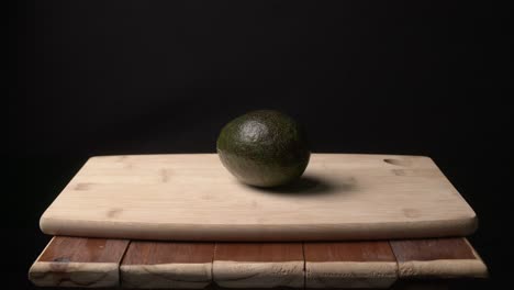 Healthy Organic Avocado in a Dramatic Kitchen Setting