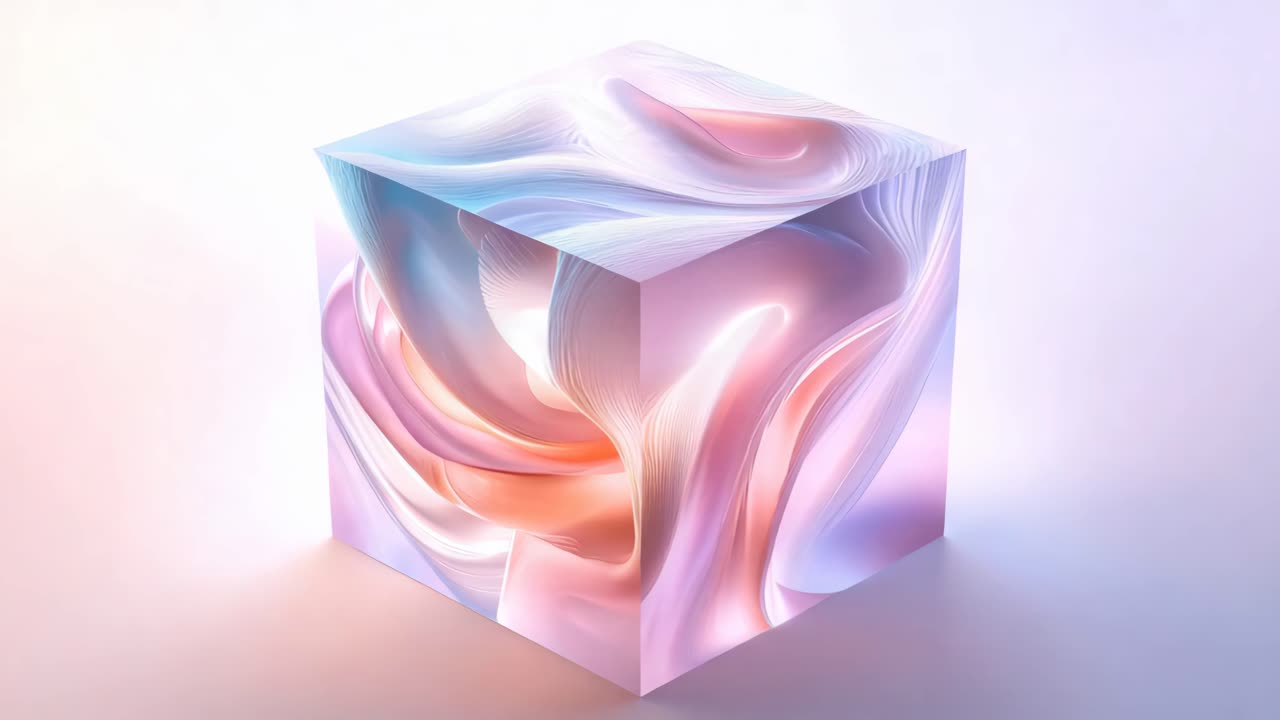 Abstract Colorful Cube