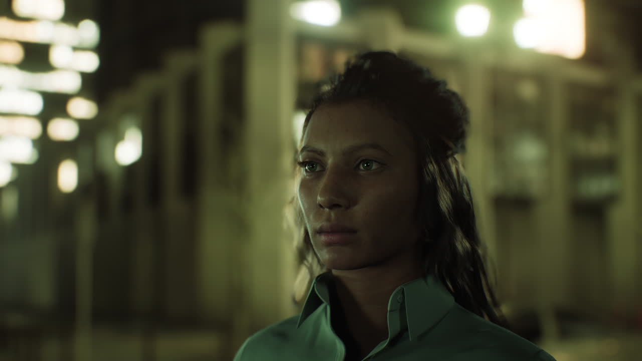 retrato de una hermosa mujer de mediana edad con cabello moreno