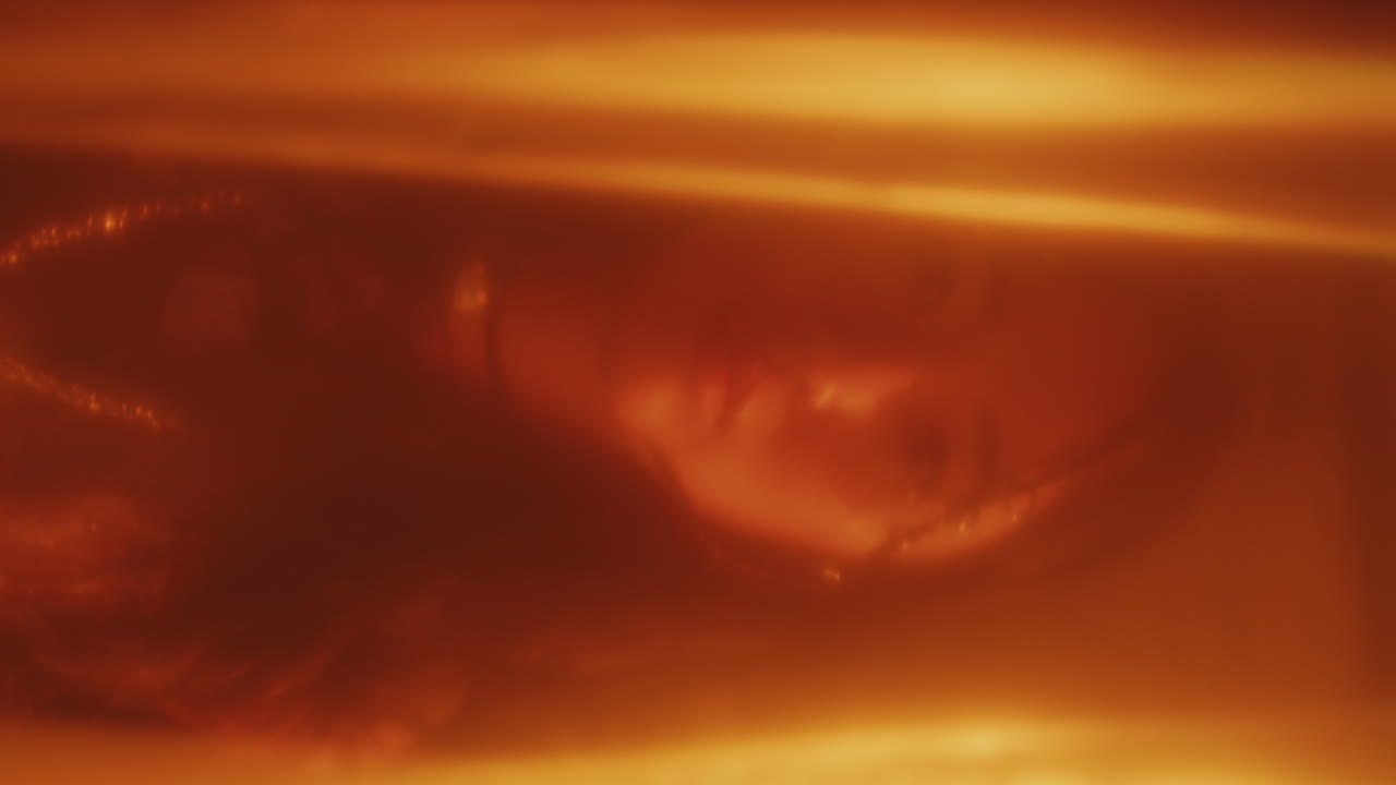 Portrait of Beautiful Asian Girl in Multicolored Neon Light