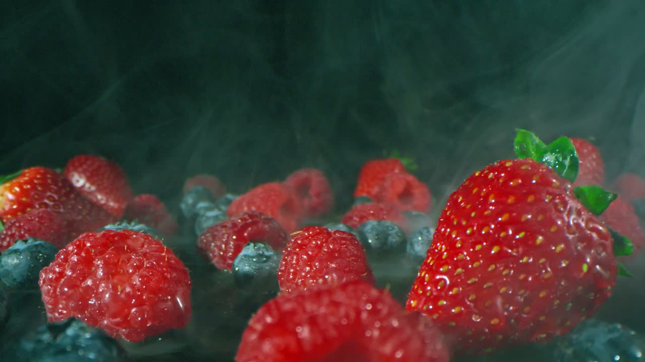 Smoke Effect For Mixed Berries