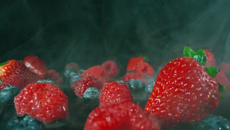 efecto del humo para las bayas mixtas
