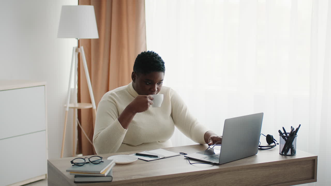 Woman Working From Home