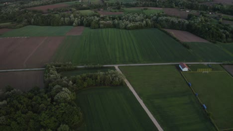 Drone-footage-in-Bosnia-and-Herzegovina,-Brcko-district