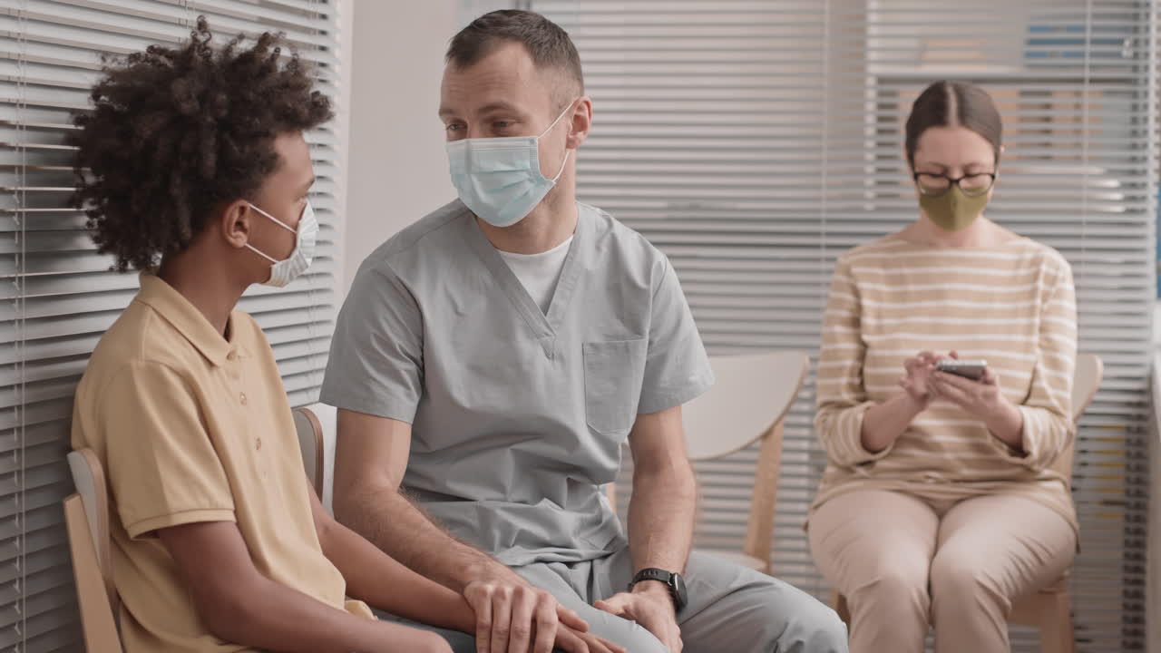 Doctor Reassuring Patient to Get Procedure