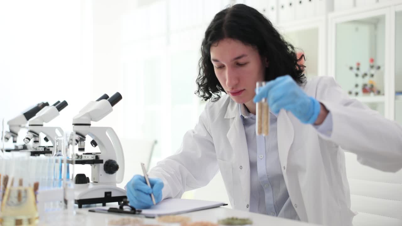 Científico trabajando en un laboratorio