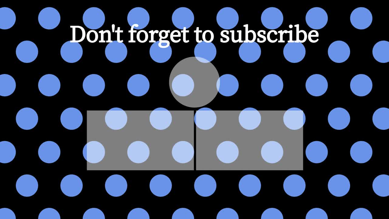 작은 점 배경 엔드 카드 엔딩 스크린 모션 그래픽