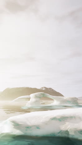 massive iceberg in the arctic