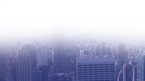 beautiful view of blur effect over tall buildings in city landscape