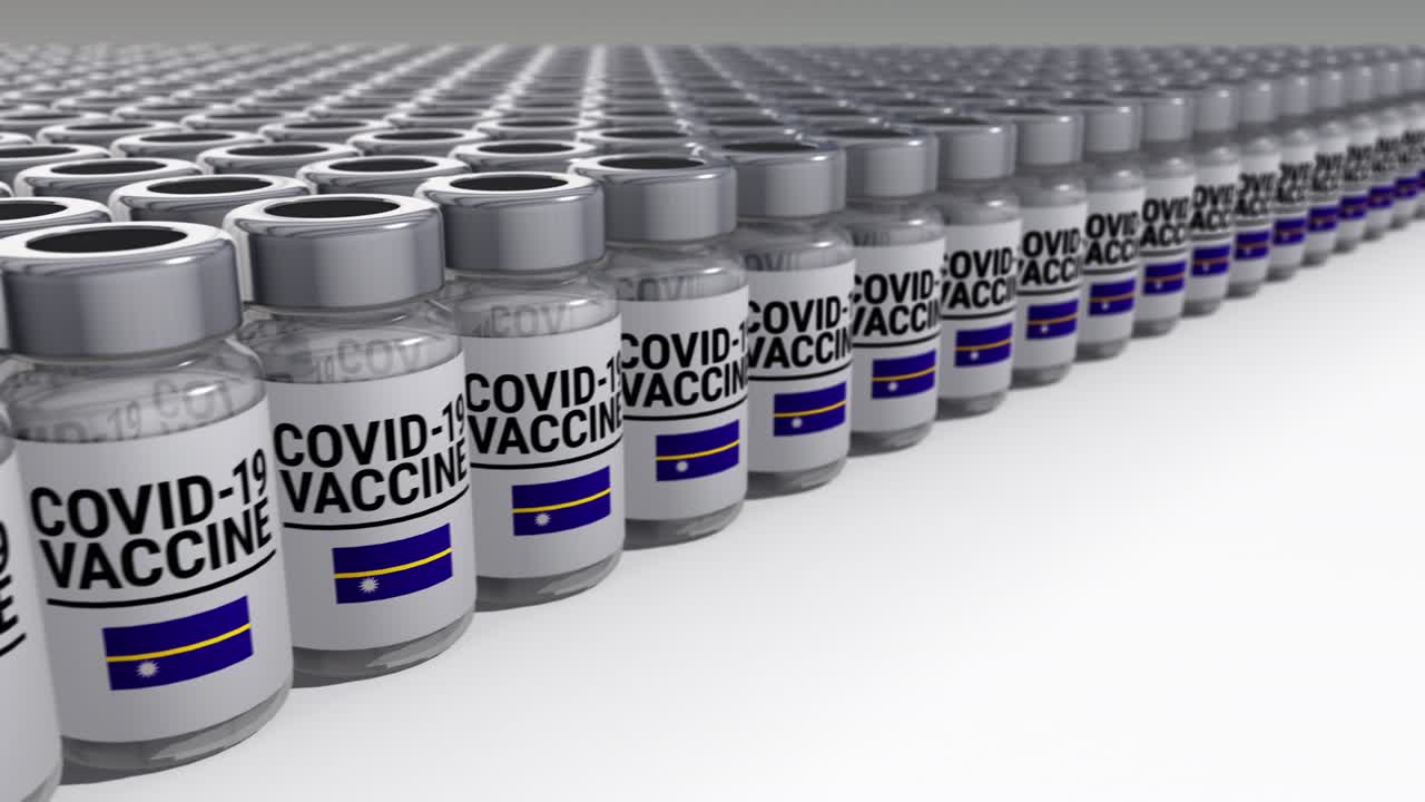 Covid-19 Vaccine Bottles Nauru