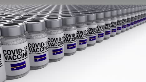 covid-19 vaccine bottles nauru
