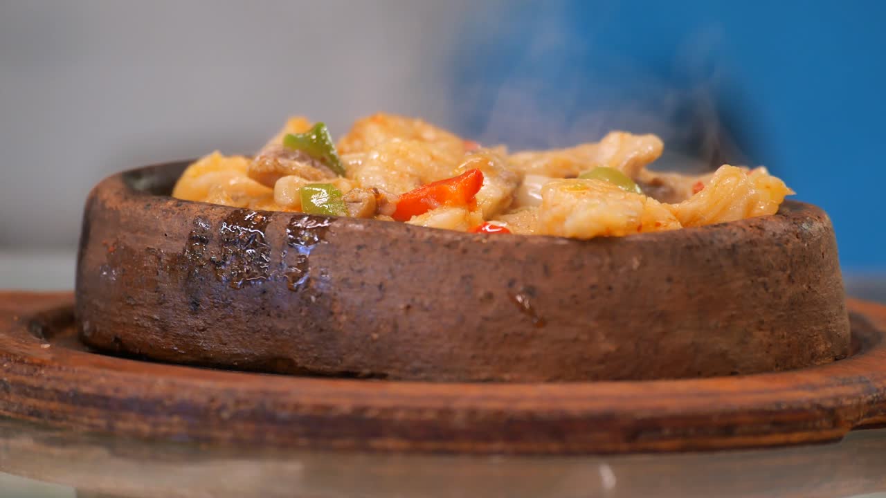 Delicious Dish in a Clay Pot
