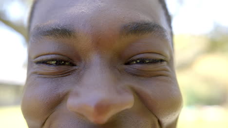 close-up of person face showing detailed facial features and expression