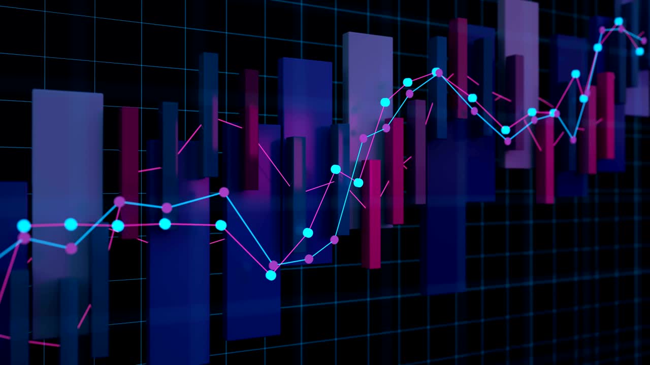 el concepto de crecimiento financiero 4k.