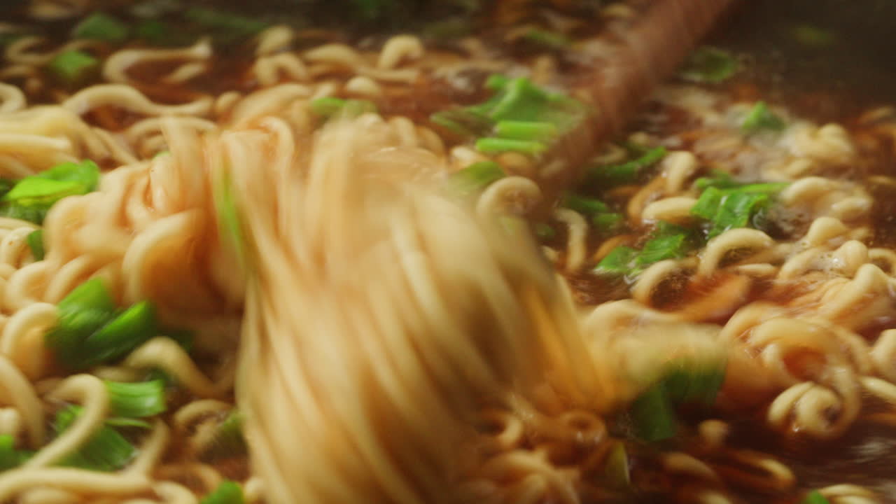 Making Ramen Soup