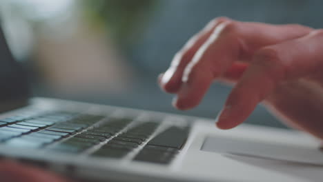 man hands typing on keyboard