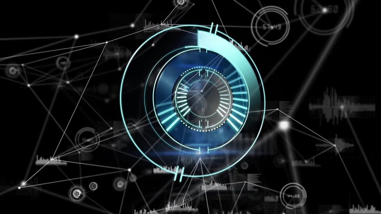 Animation of scope network of connections scope network of connections over scope