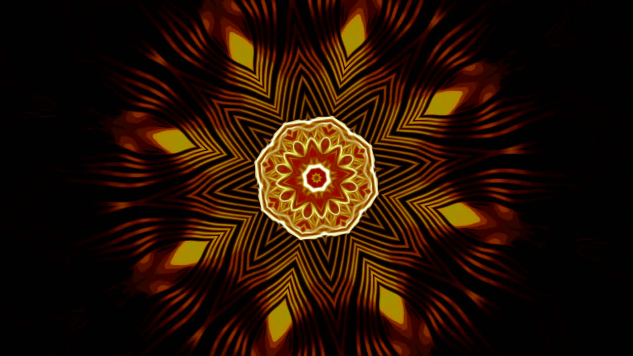 Diseño dorado de mandala